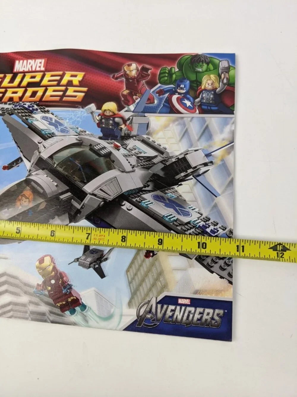 Lego 6869 Quinjet Aerial Battle Complete W/ Instruction Manuals Avengers Marvel
